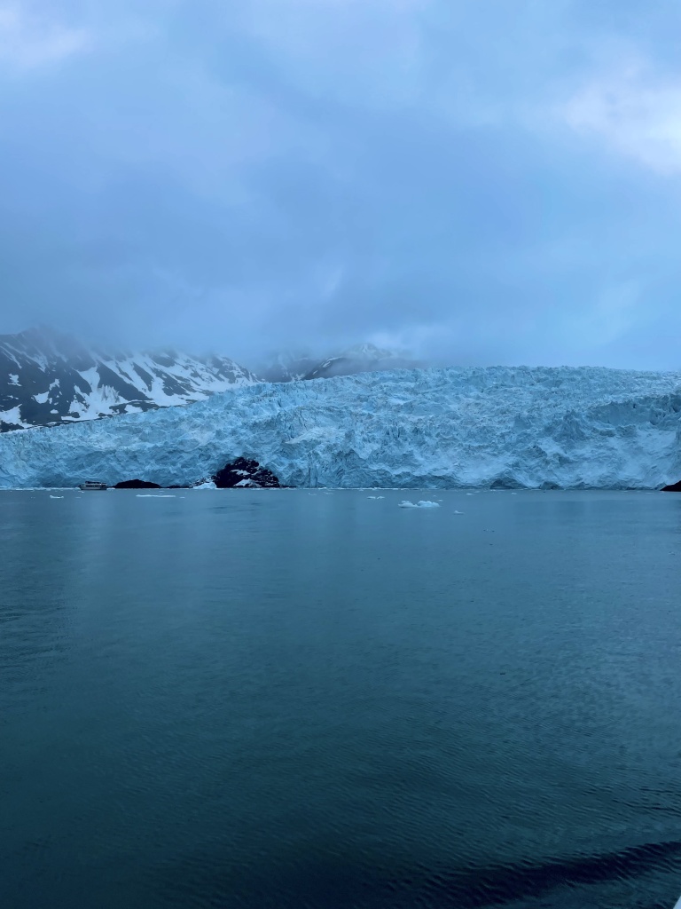 Photograph of one of the many glaciers of Alaska.